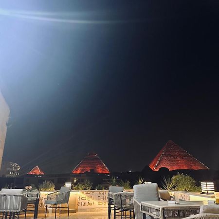 Queen Ash Pyramid View Inn Kafret el-Gabal Exteriér fotografie